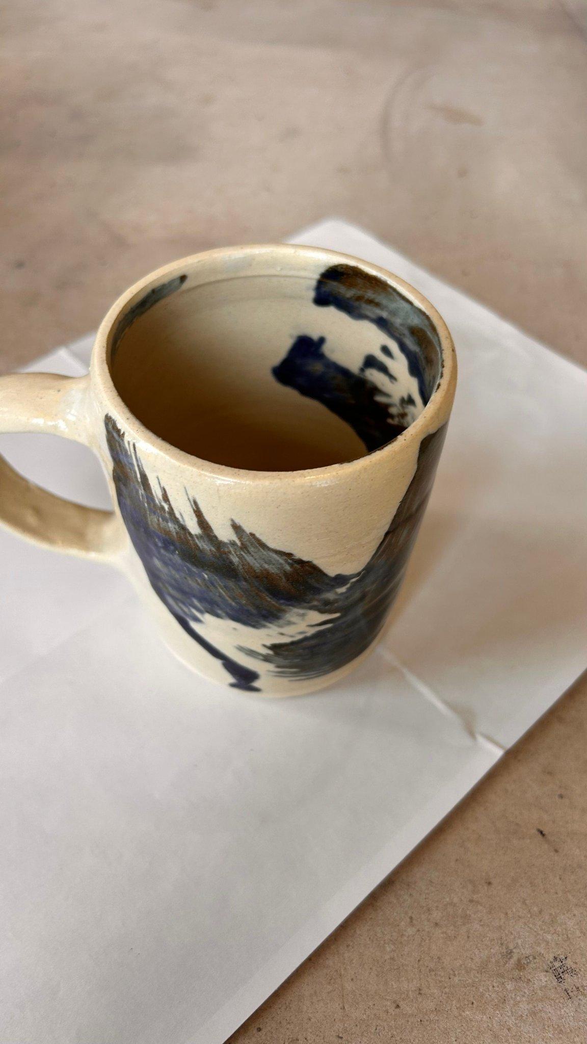 Storm Sweep Mug, handmade by Madhumita at Studio Mita