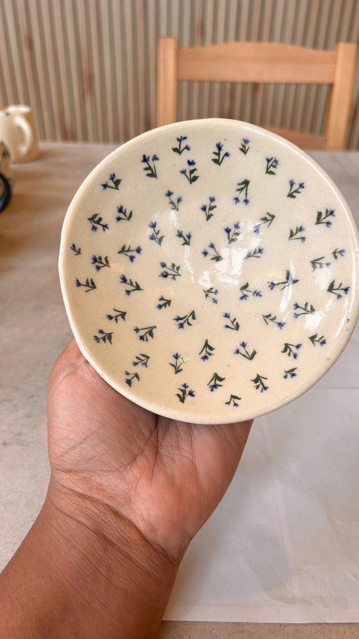 Wildflower Scatter Bowl, handmade by Madhumita at Studio Mita